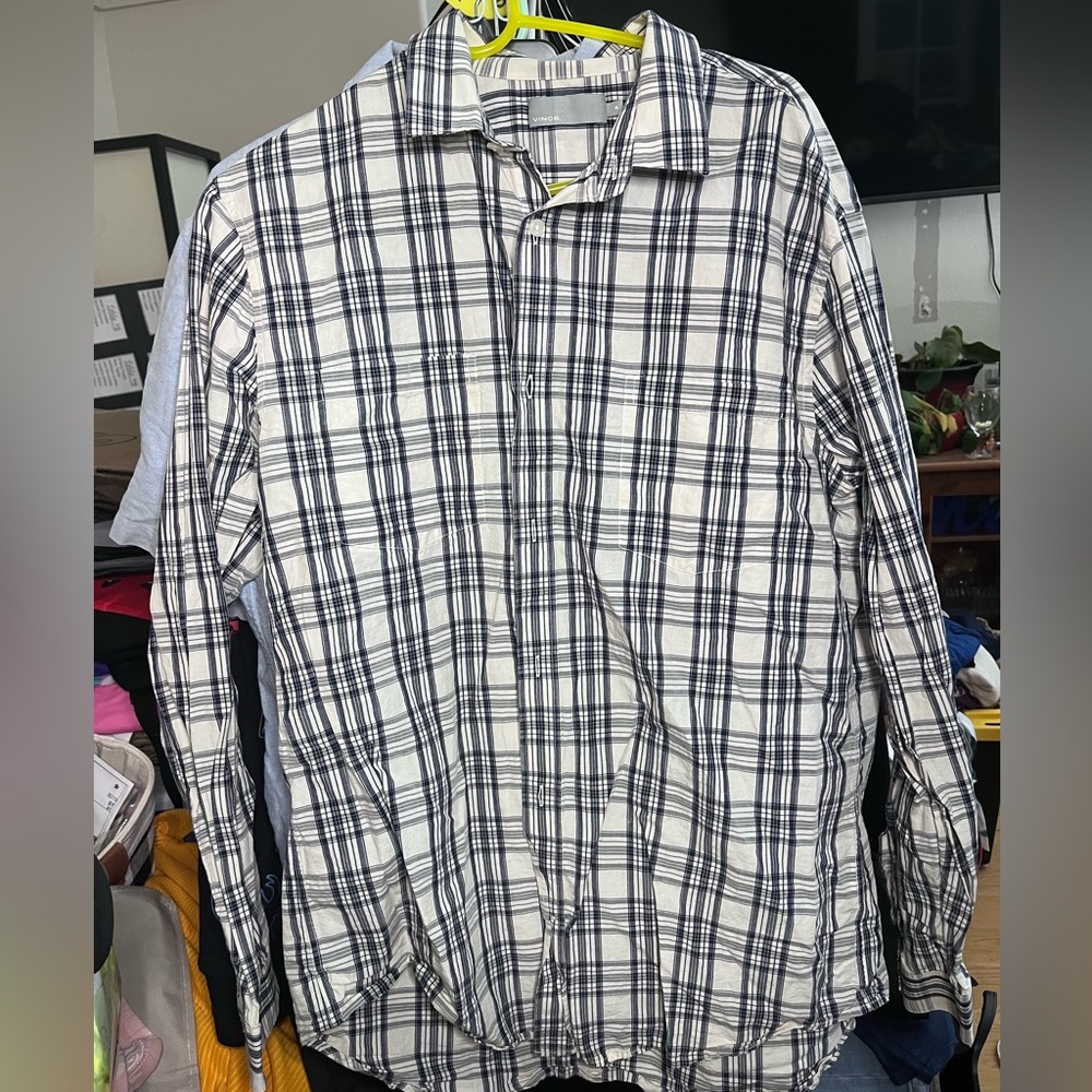 Vince. Long sleeve button up